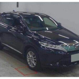 2018 Toyota Harrier black gasoline used car Japan export