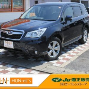 2014 Subaru Forester blue gasoline used car Japan export