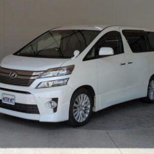 2013 Toyota Vellfire pearl gasoline used car Japan export