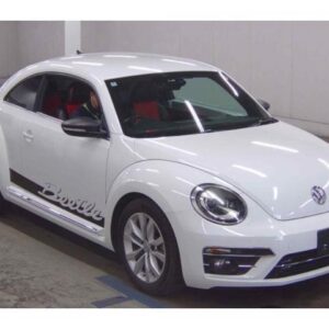 2018 Volkswagen The Beetle white gasoline used car Japan export