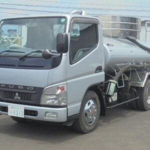 2008 Mitsubishi Fuso Canter silver diesel used car Japan export