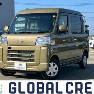 2025 Daihatsu Hijet Cargo green gasoline used car Japan export