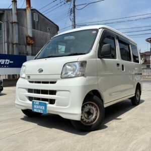 2017 Daihatsu Hijet Cargo white gasoline used car Japan export