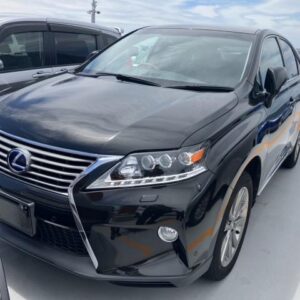 2015 Lexus Rx black gasoline used car Japan export