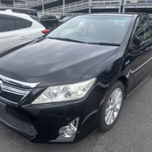 2013 Toyota Camry black gasoline used car Japan export