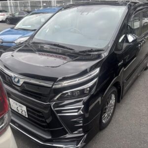 2019 Toyota Voxy black gasoline used car Japan export
