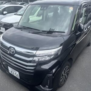 2022 Toyota Roomy black gasoline used car Japan export