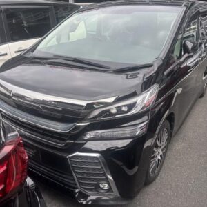 2017 Toyota Vellfire black gasoline used car Japan export