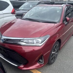 2018 Toyota Corolla Fielder red gasoline used car Japan export