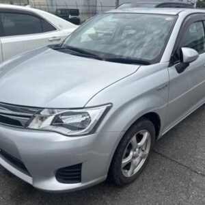 2014 Toyota Corolla Fielder silver gasoline used car Japan export