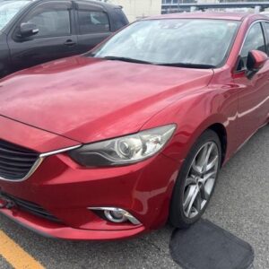 2014 Mazda Atenza Sedan red diesel used car Japan export
