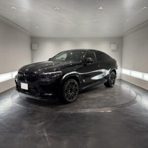 2021 Bmw X6 M black gasoline used car Japan export
