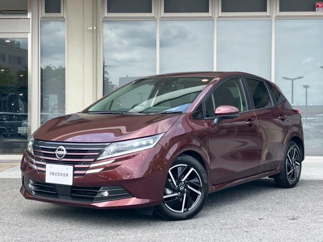 Ref:AUX-23831812 NISSAN NOTE 2024 1 2024 Nissan Note wine gasoline used car Japan export