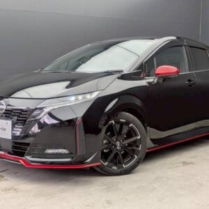 2023 Nissan Aura black gasoline used car Japan export