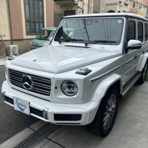 2023 Mercedes Benz G-Class pearl diesel used car Japan export