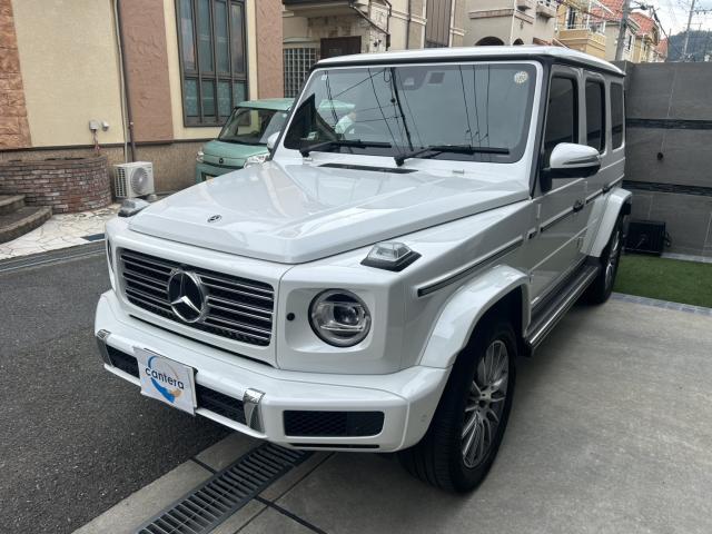Ref:AUX-23831831 MERCEDES BENZ G-CLASS 2023 1 2023 Mercedes Benz G-Class pearl diesel used car Japan export