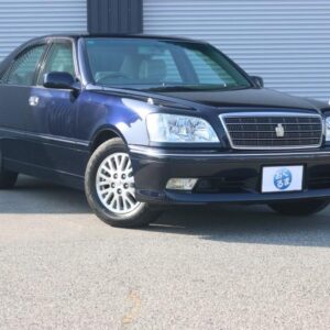 2002 Toyota Crown blue gasoline used car Japan export