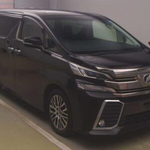 2015 Toyota Vellfire black gasoline used car Japan export