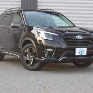 2021 Subaru Forester black gasoline used car Japan export