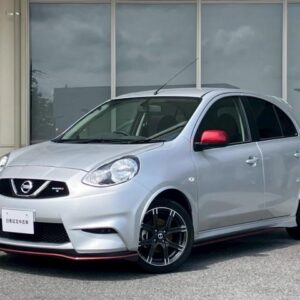 2017 Nissan March silver gasoline used car Japan export