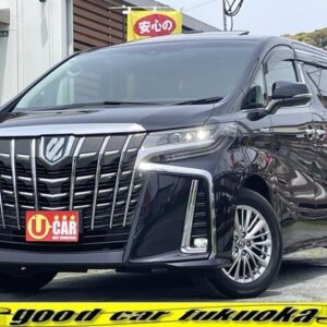 2020 Toyota Alphard Hybrid black hybrid used car Japan export