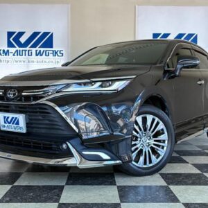 2021 Toyota Harrier black gasoline used car Japan export