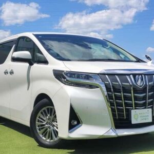2018 Toyota Alphard pearl gasoline used car Japan export