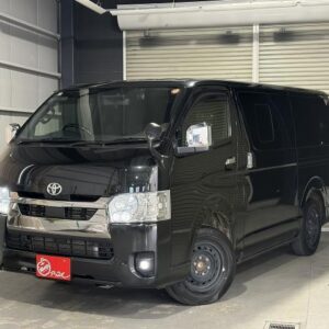 2024 Toyota Hiace Van black diesel used car Japan export