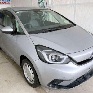 2021 Honda Fit silver hybrid used car Japan export
