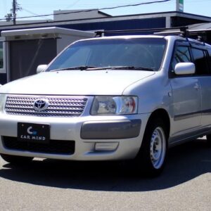 2003 Toyota Succeed Wagon silver gasoline used car Japan export