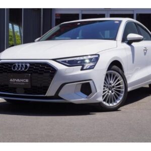 2023 Audi A3 Sedan white hybrid used car Japan export