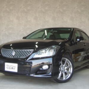 2008 Toyota Crown black gasoline used car Japan export