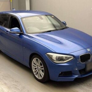 2013 Bmw 1 Series blue gasoline used car Japan export