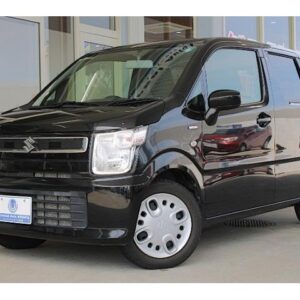 2017 Suzuki Wagon R black gasoline used car Japan export