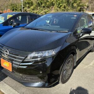 2024 Nissan Note black gasoline used car Japan export