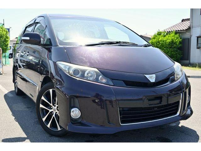 Ref:AUX-23869598 TOYOTA ESTIMA 2014 1 2014 Toyota Estima wine gasoline used car Japan export