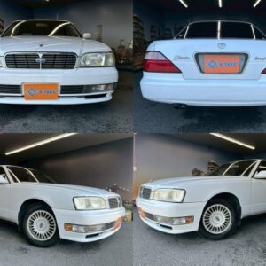 1995 Nissan Gloria white gasoline used car Japan export