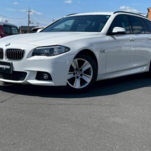 2013 Bmw 5 Series white gasoline used car Japan export