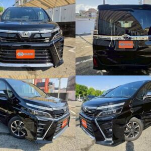 2019 Toyota Voxy black gasoline used car Japan export