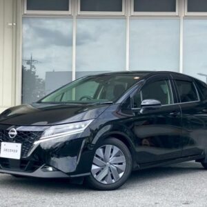 2021 Nissan Note black gasoline used car Japan export