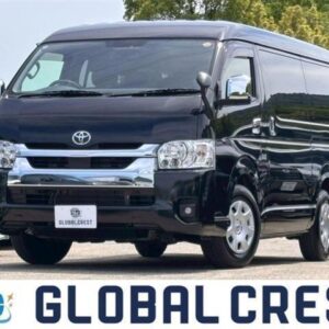 2025 Toyota Hiace Wagon black gasoline used car Japan export