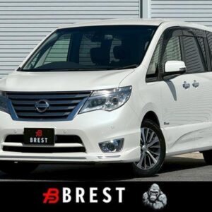 2016 Nissan Serena pearl hybrid used car Japan export