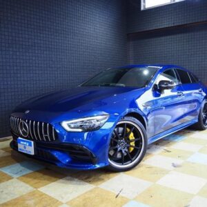 2020 Mercedes Amg Gt 4 Door Coupe blue hybrid used car Japan export