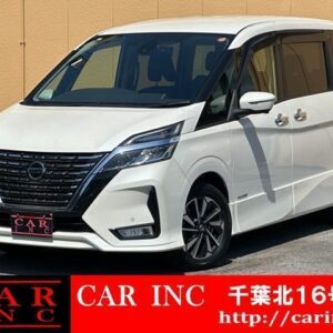 2021 Nissan Serena pearl hybrid used car Japan export