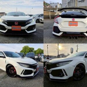 2018 Honda Civic white gasoline used car Japan export