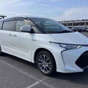 2019 Toyota Estima Hybrid pearl gasoline used car Japan export