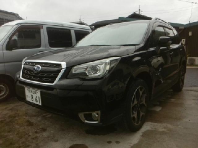 Ref:AUX-23885424 SUBARU FORESTER 2016 1 2016 Subaru Forester black gasoline used car Japan export
