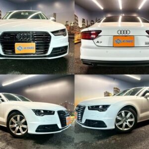 2015 Audi A7 Sportback white gasoline used car Japan export