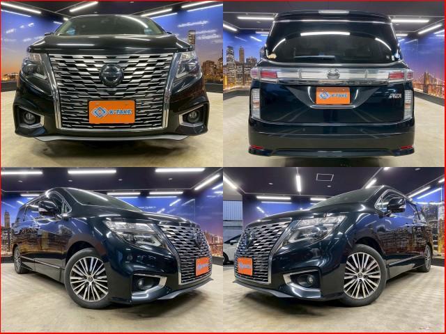 Ref:AUX-23885459 NISSAN ELGRAND 2021 1 2021 Nissan Elgrand black gasoline used car Japan export