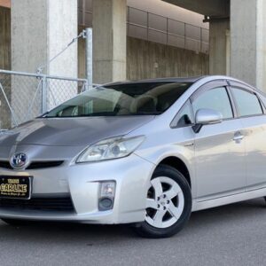 2011 Toyota Prius silver gasoline used car Japan export
